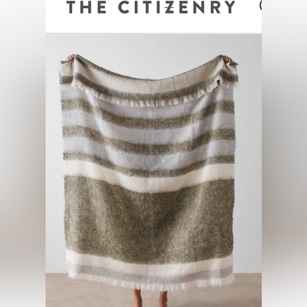 THE CITIZENRY NWT Mullins Mohair Throw